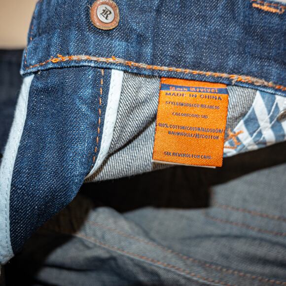 Rock Revival Men's size 36 Sid Straight Leg Denim Jeans (fit 37x31) - Picture 15 of 15